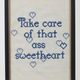 Illustration for article titled Artist Turns Catcalls Into Cringe-Inducing Cross Stitch